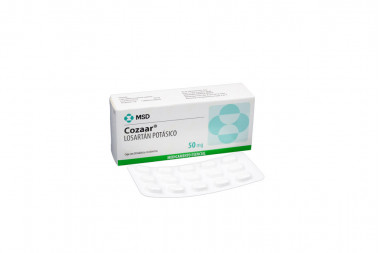 Cozaar 50 mg Caja Con 30 Tabletas Recubiertas