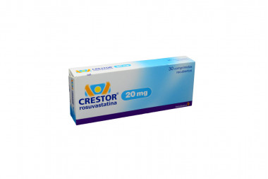 CRESTOR 20 mg Caja Con 30 Comprimidos Recubiertos