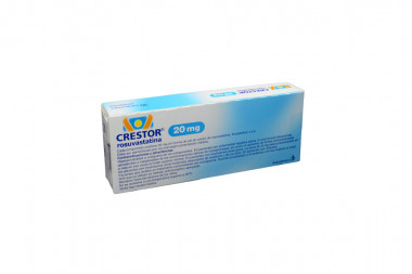 CRESTOR 20 mg Caja Con 30 Comprimidos Recubiertos