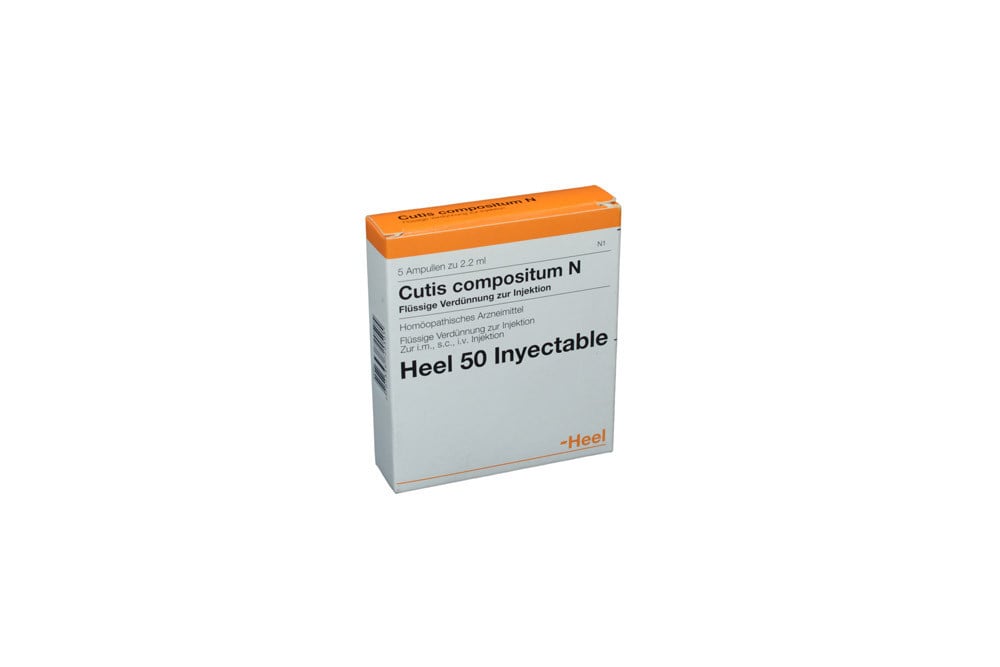 Cutis Compositum N Caja Con 5 Ampollas De 2.2 mL Cutis Compositum N Caja Con 5 Ampollas De 2.2 Ml