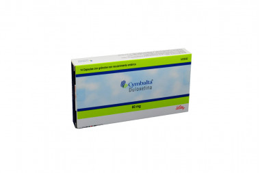Cymbalta 60 mg Caja Con 14 Cápsulas Con Granulos Con Recubrimiento Entérico