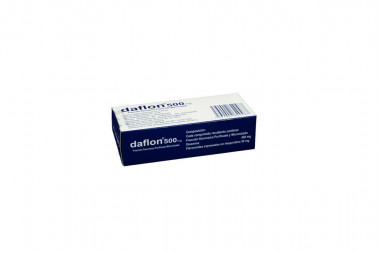 Daflon 500 Mg Caja Con 30 Comprimidos Recubiertos