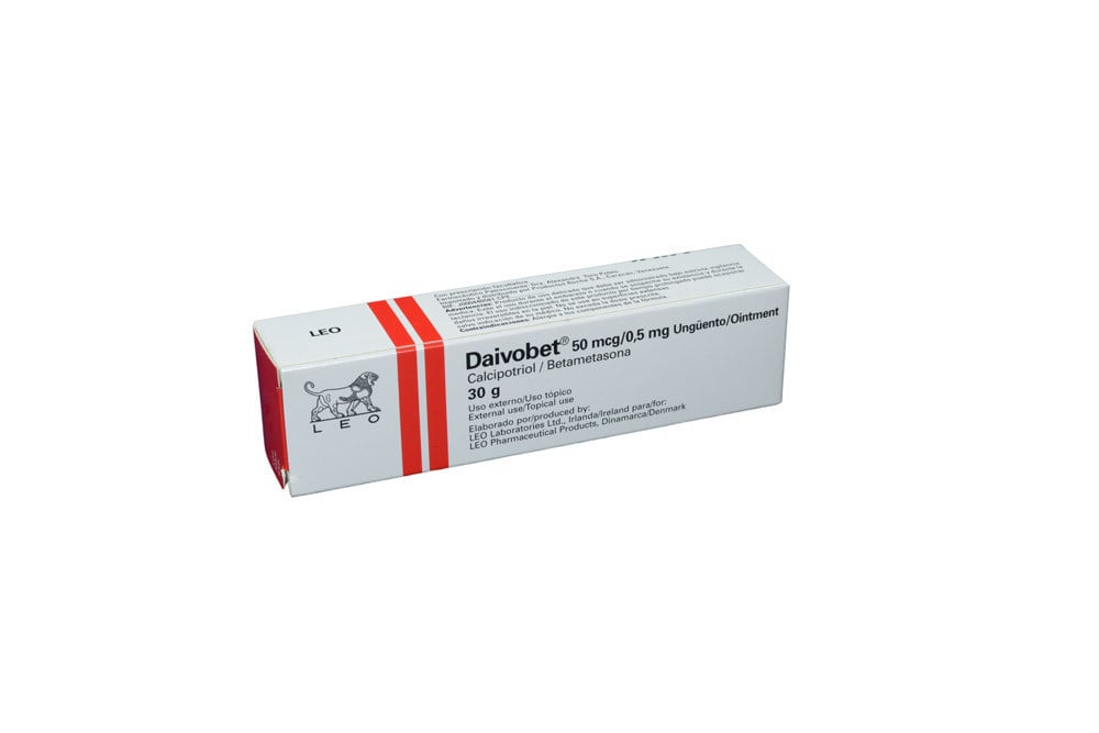Daivobet 50 mcg / 0.5 mg Caja Con Tubo x 30 g - Leo Pharmaceutical Products Ltda Leo Pharma A/S 