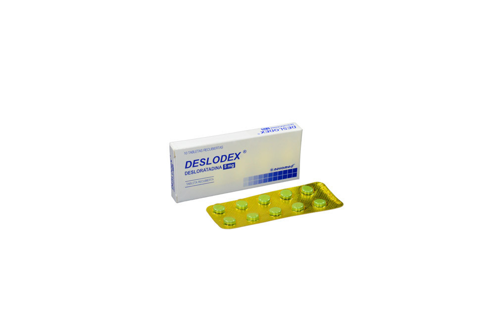 Deslodex 5 mg Caja Con 10 Tabletas Recubiertas