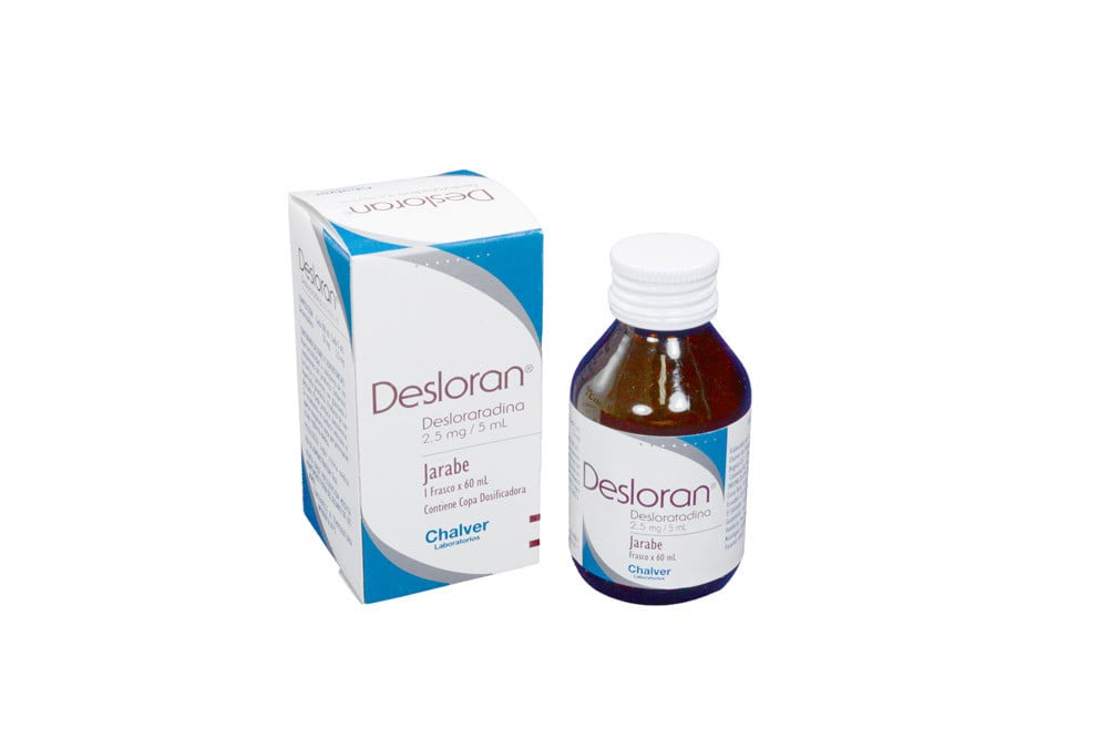 Desloran Jarabe 2.5 mg / 5 mL Caja Con Frasco Con 60 mL Desloran Jarabe 2.5 Mg / 5 Ml Caja Con Frasco Con 60 Ml