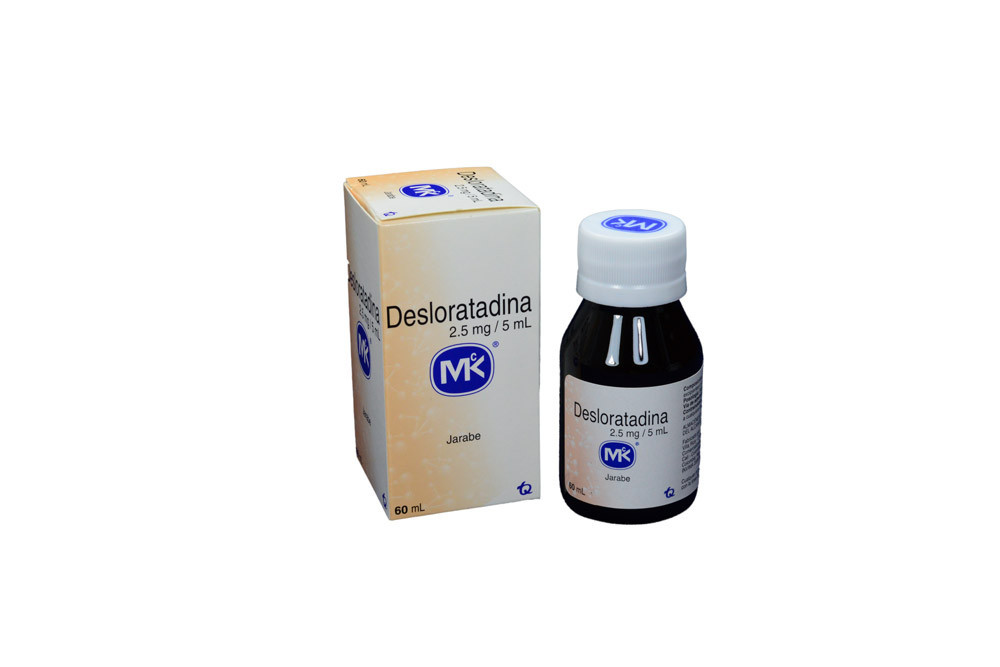 Desloratadina Jarabe 2,5 mg / 5 mL Caja Con Frasco 60 mL