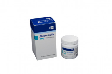 Detrusitol SR 4 mg Caja Con Frasco Con 30 Cápsulas De Liberación Prolongada