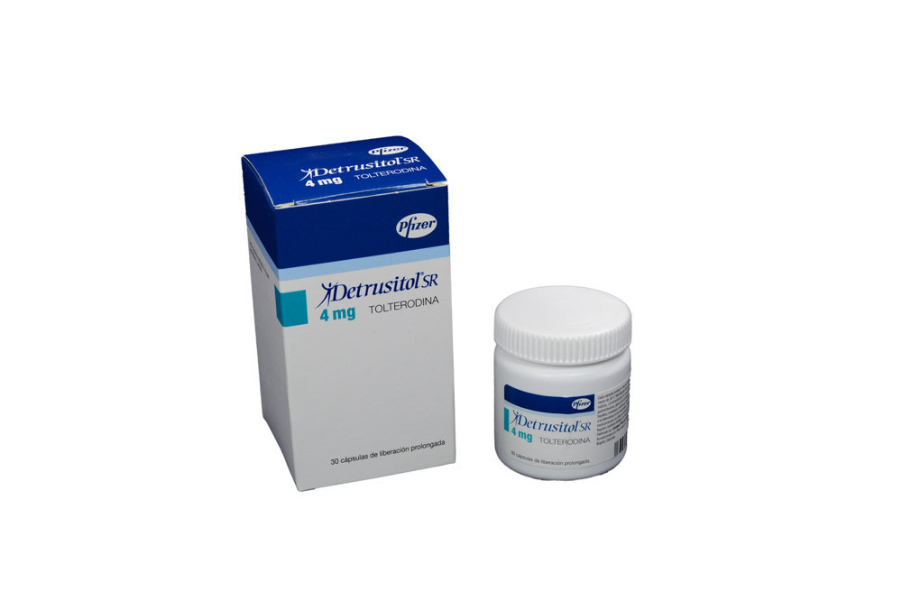 Detrusitol SR 4 mg Caja Con Frasco Con 30 Cápsulas De Liberación Prolongada Detrusitol Sr 4 Mg Caja Con Frasco Con 30 Cápsulas De Liberación Prolongada