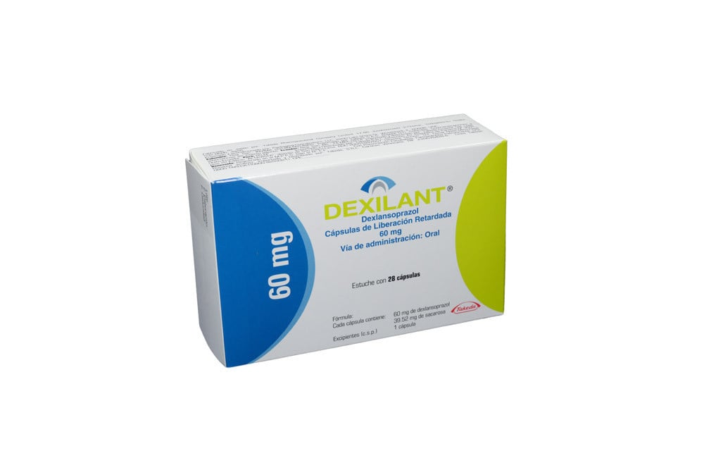 Dexilant 60 mg Caja Con Estuche Con 28 Cápsulas 