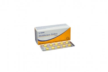 Diclofenaco Sódico 50 mg Caja Con 50 Tabletas Recubiertas De Liberación Retardada 