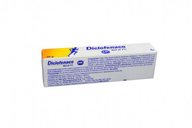 Diclofenaco Gel 1 % Caja Con Tubo Con 50 g