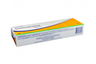 Dicloxacilina La Santé 500 mg Caja Con 50 Cápsulas