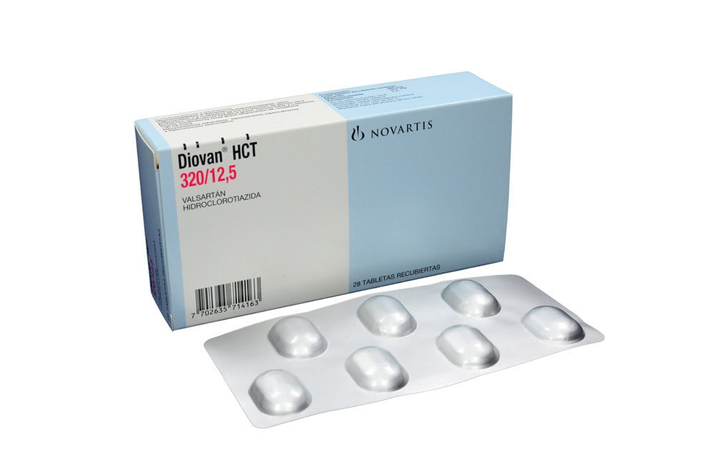Diovan HCT 320/12.5 mg Caja Con 28 Comprimidos Recubiertos 