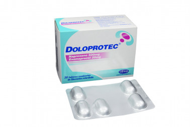 Doloprotec 500 / 20 mg Caja Con 30 Tabletas Recubiertas De Liberación Retardada 