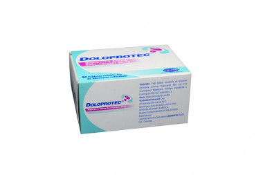 Doloprotec 500 / 20 mg Caja Con 30 Tabletas Recubiertas De Liberación Retardada 