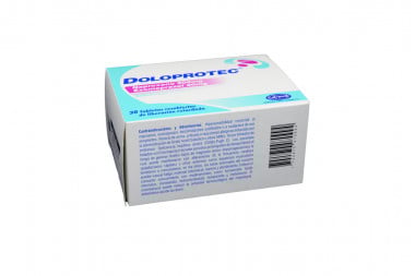 Doloprotec 500 / 20 Mg Caja Con 30 Tabletas Recubiertas De Liberación Retardada 