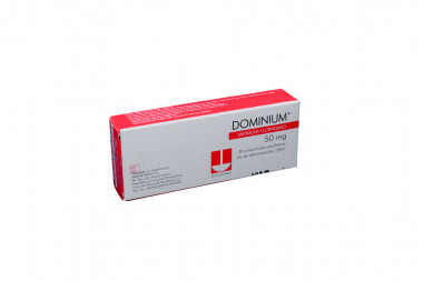 Dominium 50 mg Caja Con 20 Comprimidos Recubiertos