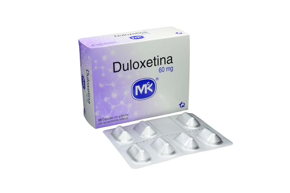 Duloxetina 60 mg Caja Con 28 Cápsulas Con Gránulos