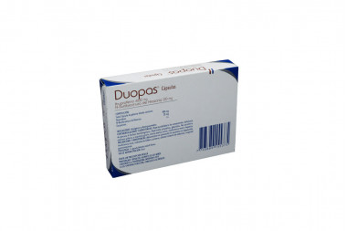 Duopas 400 / 20 mg Caja Con 10 Cápsulas Blandas de Gelatina