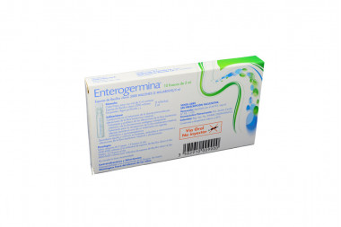 Enterogermina Suspensión Oral Caja Con 10 Frascos De 5 mL