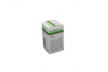 Encefabol 200 mg Caja Con Frasco Con 30 Grageas 