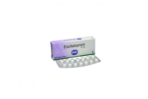 Escitalopram 10 mg Caja Con 28 Tabletas Cubiertas