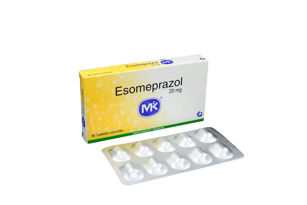 Esomeprazol 20 mg Caja Con 10 Tabletas Cubiertas