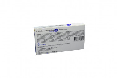 Ezetimibe / Simvastatina 10 mg / 20 mg Caja x 14 Tabletas – Laboratorios Mk