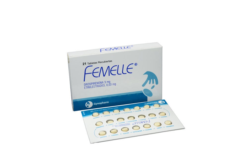 Femelle 3 / 0.03 mg Caja Con 21 Tabletas Recubiertas Femelle 3 / 0.03 mg Caja Con 21 Tabletas Recubiertas