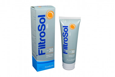 filtrosol gel spf 30 protector solar con vitamina e tubo 60 g