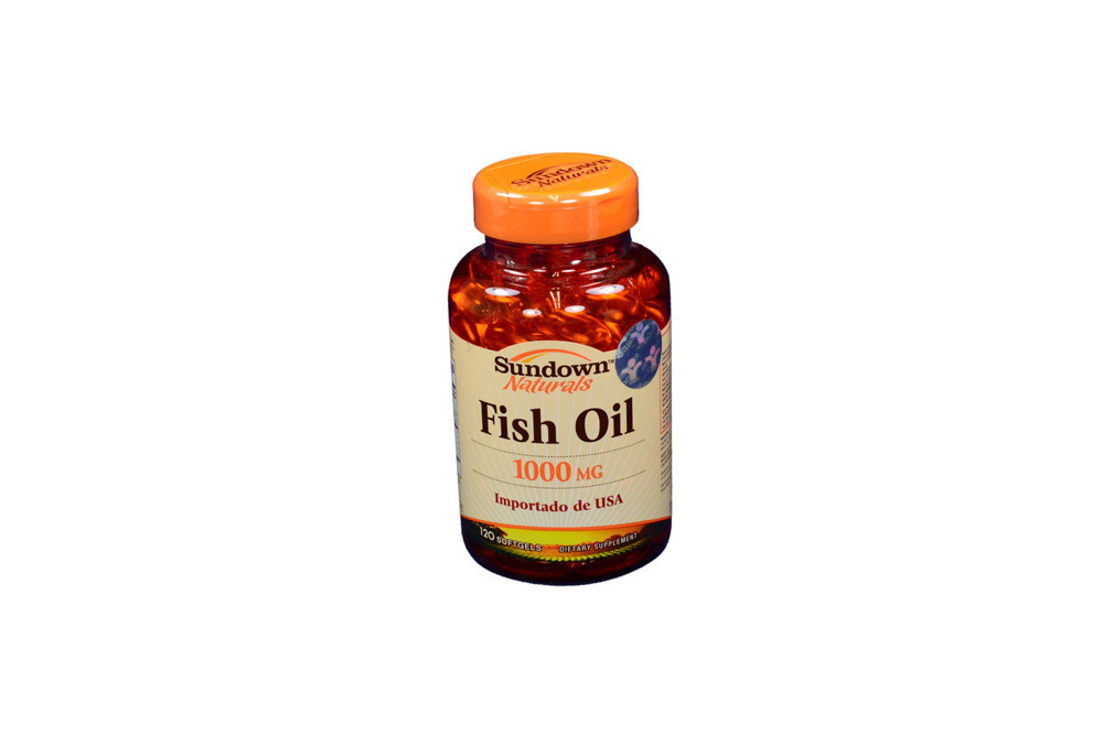 Fish Oil 1000 mg Frasco Con 120 Cápsulas Blandas