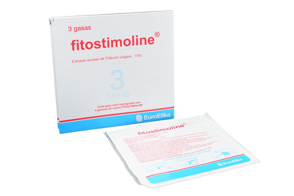 Fitostimoline 15 % Caja Con  3 Gasas