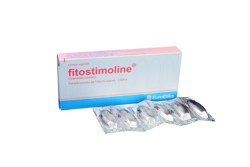 fitostimoline extracto acuoso de triticum vulgare 0,600 g caja con 6 óvulos vaginales