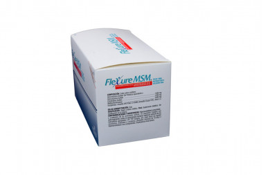 Flexure MSM Polvo Para Reconstruir 1500 / 1200 / 2400 mg Caja Con 30 Sobres de 8 g - Solución Oral 