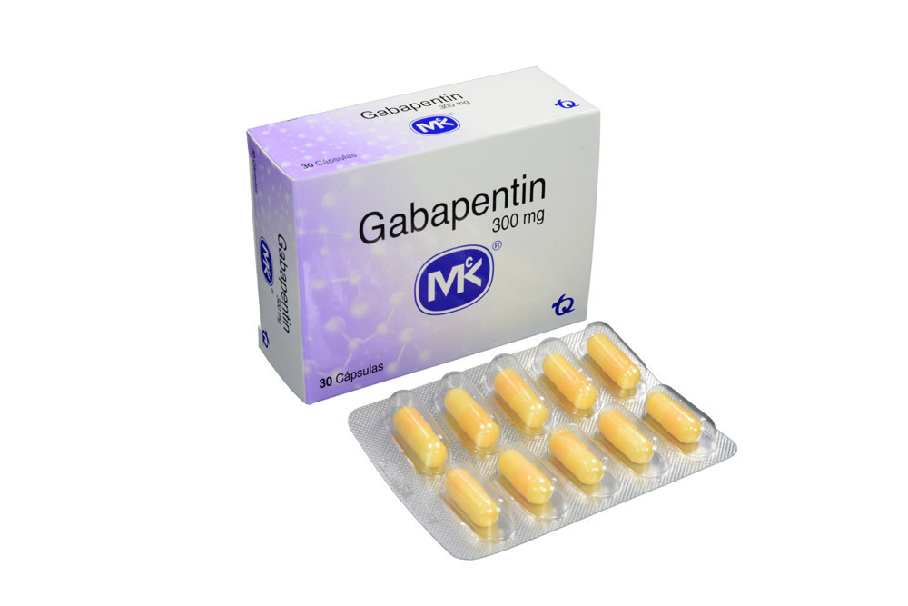 Gabapentin 300 mg Caja Con 30 Cápsulas