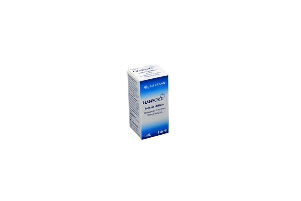GANFORT Solución Oftálmica 3 / 5 mg Caja Con Frasco Con 3 mL