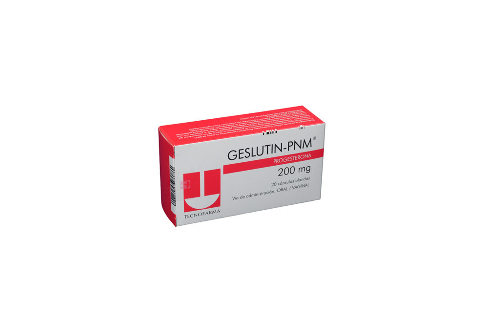 GESLUTIN-PNM 200 mg Caja Con 20 Cápsulas Blandas
