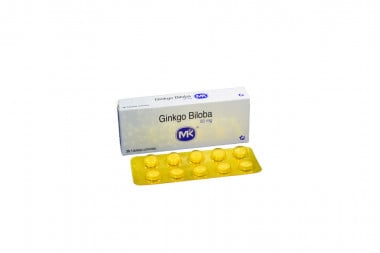 Ginkgo Biloba 80 mg Caja Con 20 Tabletas Cubiertas