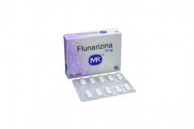 Flunarizina 10 mg Caja Con 20 Tabletas