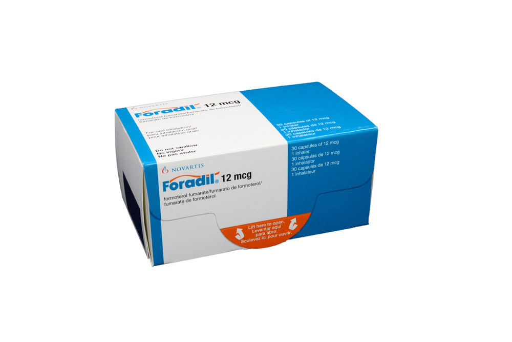 Foradil Polvo 12 Mcg Caja Con 30 Cápsulas Y 1 Inhalador