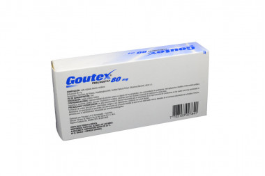 Goutex 80 mg Caja Con 30 Cápsulas Blandas