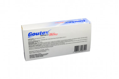 Goutex 120 mg Caja Con 30 Cápsulas Blandas