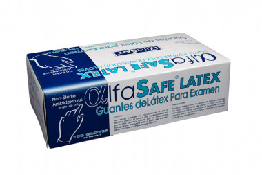 Guantes De Látex Talla S Caja Con 100 Unidades