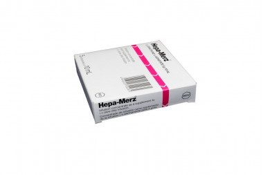 Hepa-Merz 5 g / 10 mL Caja Con 5 Ampollas de 10 mL