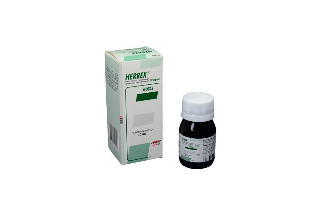 Herrex Gotas 50 mg / mL Caja Con Frasco Con 30 mL