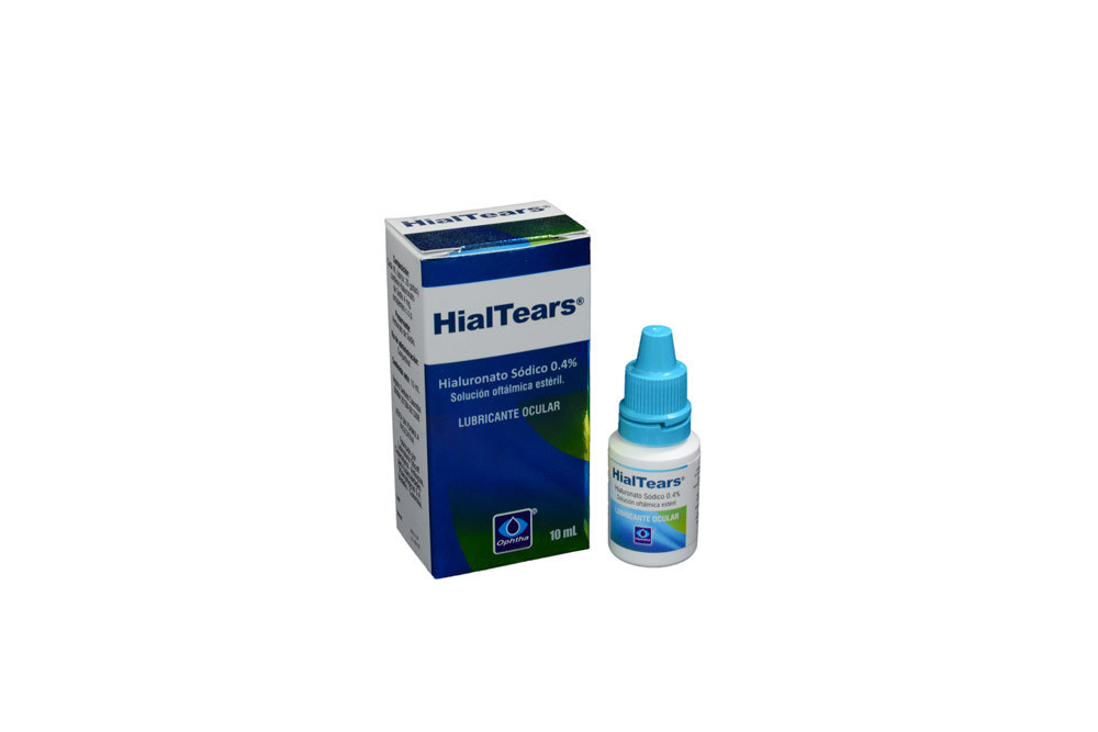 hial tears hialuronato sódico 0.4 % solución oftálmico esteril frasco gotero con 10 ml