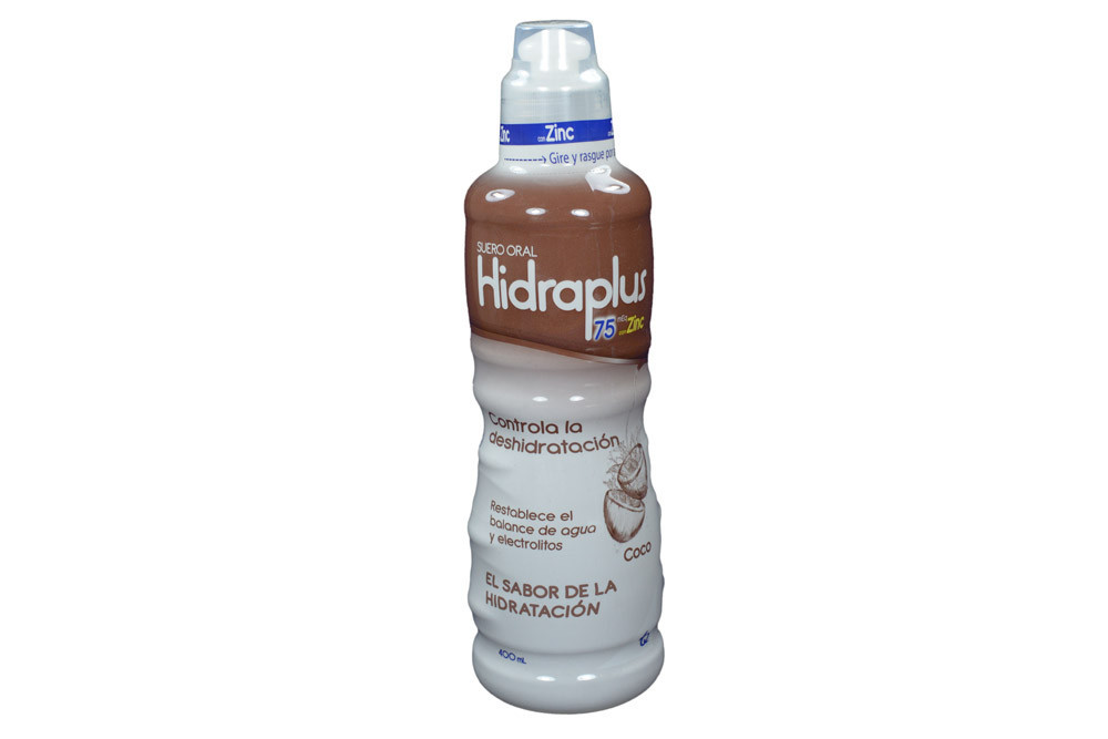 Hidraplus mEq 75 Frasco x 400 mL Sabor A Coco - Deshidratación