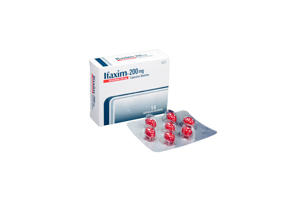 Ifaxim 200 mg Caja Con 14 Cápsulas Blandas