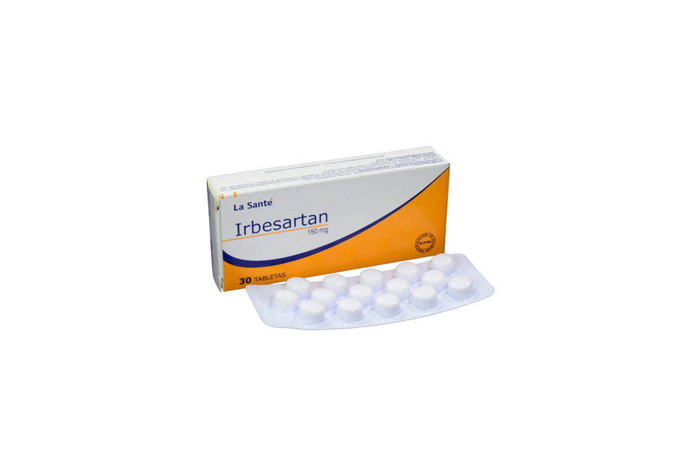 Irbesartan 150 mg Caja Con 30 Tabletas La Santé
