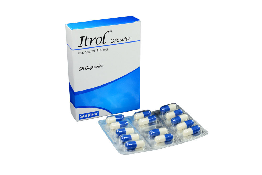 Itrol 100 mg Caja Con 28 Cápsulas 